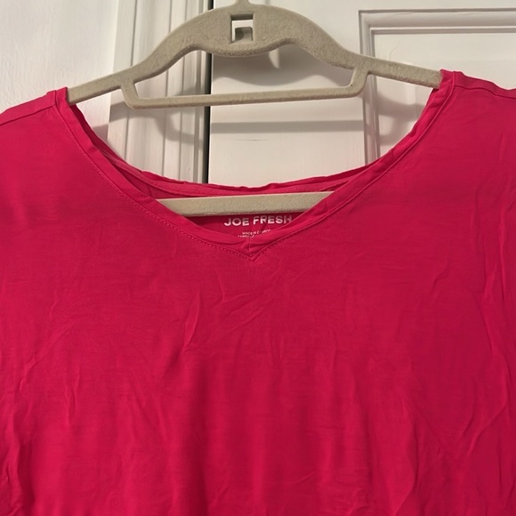 Joe Fresh Soft Essential Slub Tee Pink - Picture 4 of 7